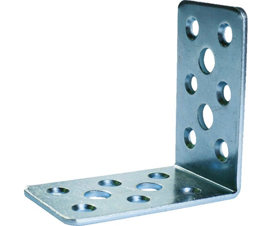 マルチ金物 L型 ユニクロメッキ 2.3×40×65×65