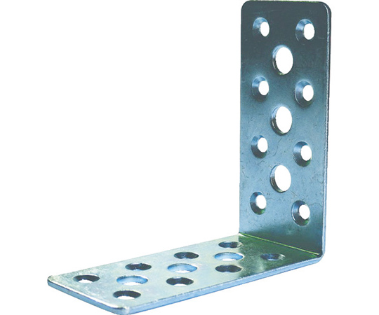 マルチ金物 L型 ユニクロメッキ 2.3×40×85×85