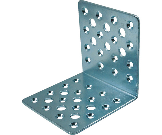 マルチ金物 L型 ユニクロメッキ 2.3×80×85×85