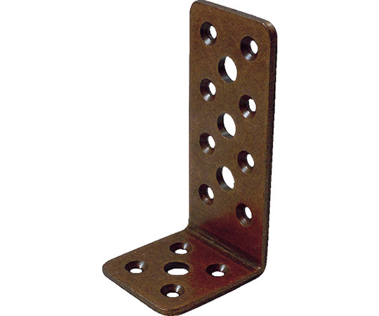 マルチ金物 L型不等辺 ブロンズ 3.2×40×90×45