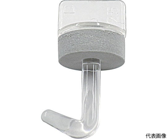 ポリカーボネイト極太フック 12本入 27mm クリアー