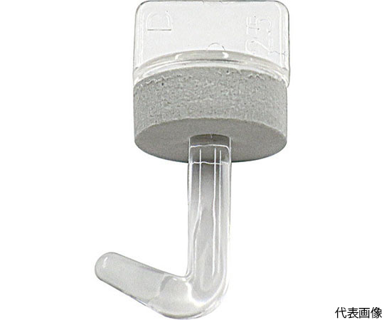 ポリカーボネイト極太フック 80本入 21mm クリアー