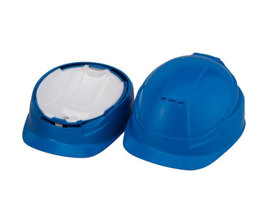 TOYO　作業用防災用折りたたみヘルメットBLOOM3　MOVO　ロイヤルブルー