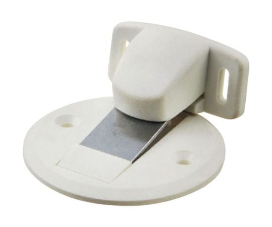 マグフラ戸当（面付型）（キャッチ機能付）　ホワイト