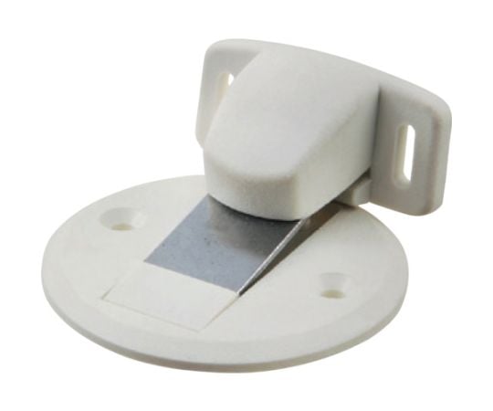 マグフラ戸当（面付型）（キャッチ機能付） ブラック