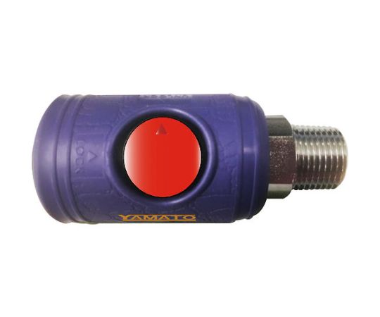 金属カップリン ボタン式カップリングソケット 相手側取付サイズRc3/8