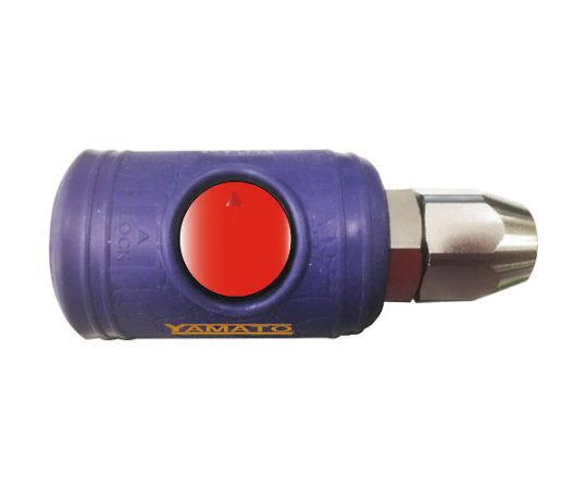 金属カップリング ボタン式カップリングソケット 相手側取付サイズΦ8.5×Φ12.5ウレタンホース