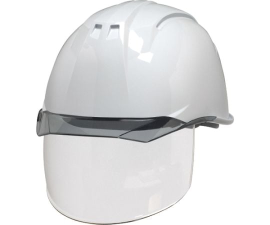 透明バイザーヘルメット（シールド面付）　AA11EVO-CS　KP　白/スモーク