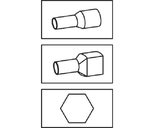 圧着工具　フェルール用　0.14～10sq　K3016K
