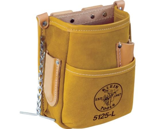 ツールポーチ　5ポケット　ブラウン