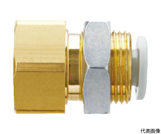 ワンタッチ隔壁用メスユニオン長円