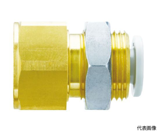 ワンタッチ隔壁用メスユニオン長円