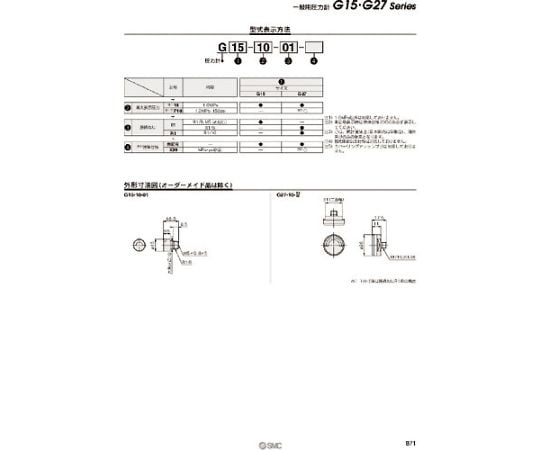 63-2189-98 圧力計 G27-20-01
