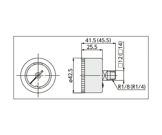 63-2190-46 圧力計 G46-10-01-L