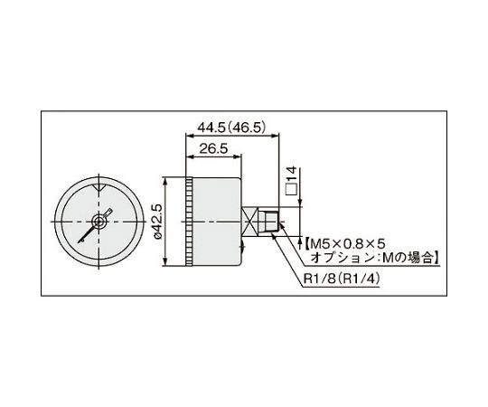 圧力計　G46-4-01-SRA