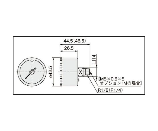 圧力計　G46-7-02-SRA