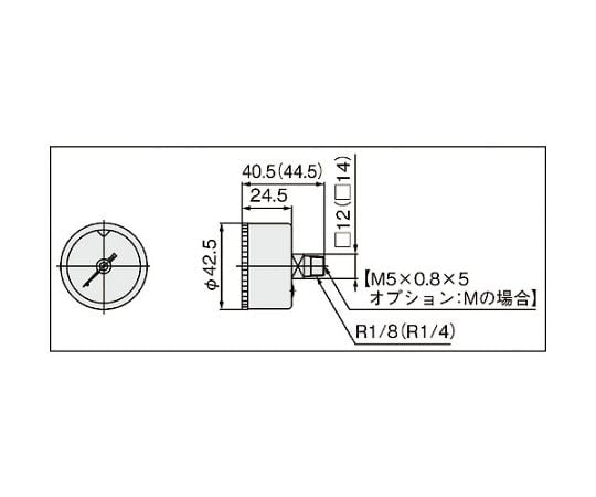 63-2191-47 圧力計 G46E-2-02M