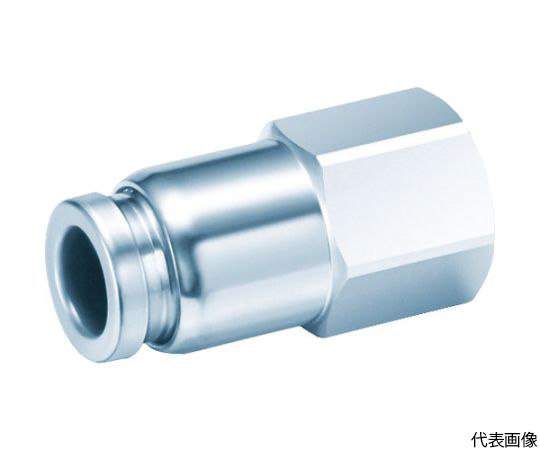 63-2194-79 金属ワンタッチ継手-メスユニオン KQB2F12-G03