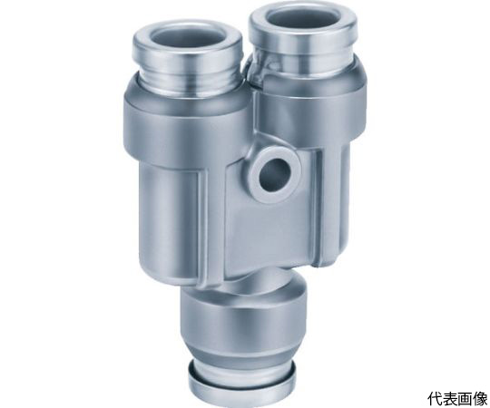 63-2194-84 金属ワンタッチ継手ユニオンワイ KQB2U07-00