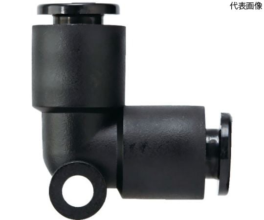 63-2197-46 帯電防止ワンタッチ管継手-エルボ KAL06-00