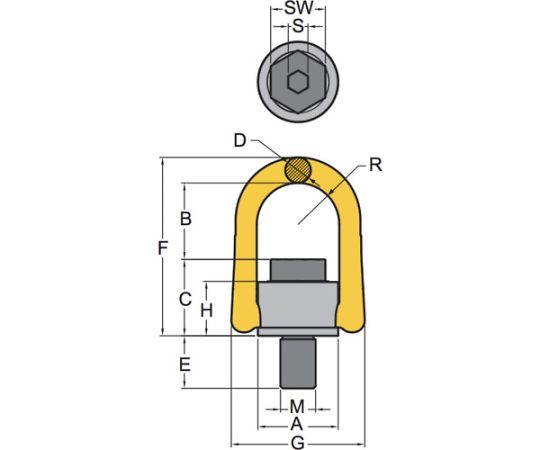 アンカーポイント M18 4t　8-231-025