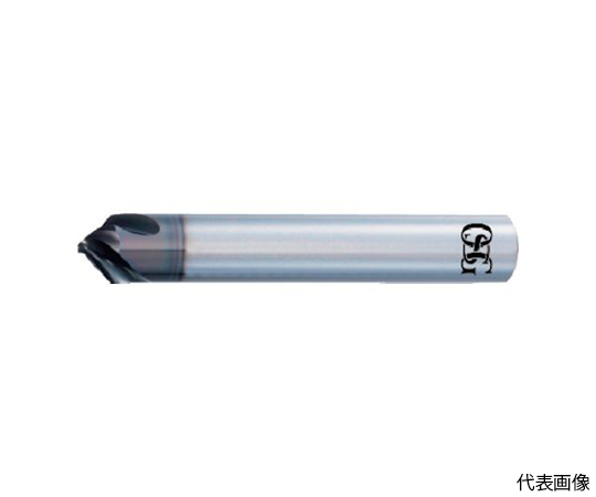 WXLコート 面取りカッタ ネガタイプ レギュラ 3刃 先端径1mm 大端径8mm 全長60mm 9200158