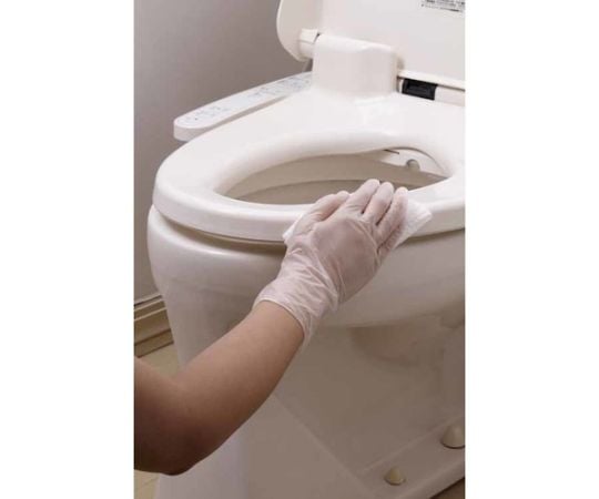 ビニール使い捨て手袋 NO806 ナイスハンドお手軽手袋 100枚入 Mサイズ　NO806-M