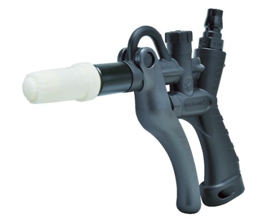 プラスチックエアダスター ジョプラスターR（上配管用）+ラウンドノズル（ABS製）+専用アダプター