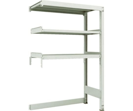 M3型中量棚 下段開放型 W1200XD571XH1800 3段 連結