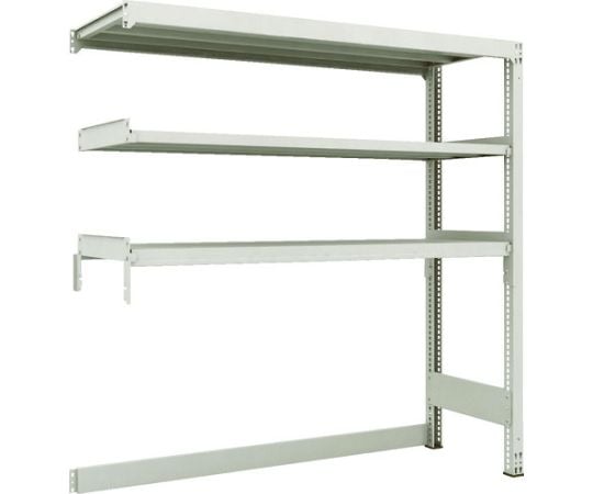 M3型中量棚 下段開放型 W1800XD571XH1800 3段 連結
