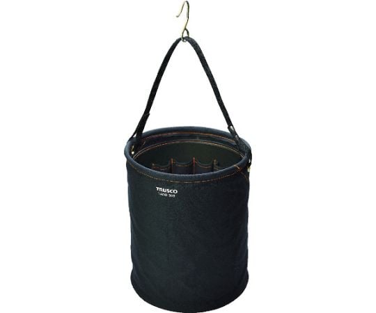 アタッチメント付電工バケツ　Φ300X350　黒色