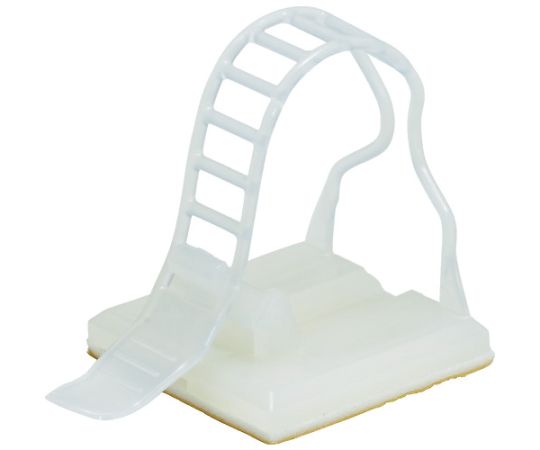 ケーブルクランプベルトタイプ　結束径3～19Φ　ナチュラル　10個入