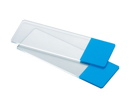 スライドガラス フロスト有 ブルー 1箱（50枚入）