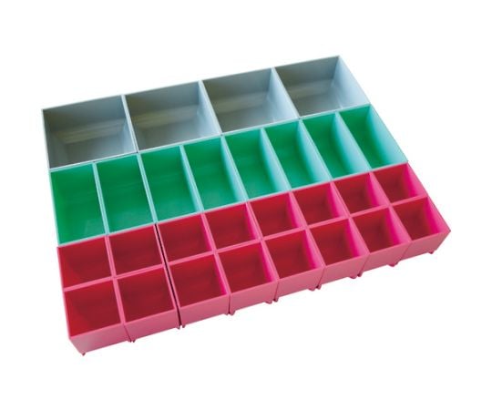 プロ用段積みバッグ STACK BLOCK パーツケース 420X70 Fタイプ 1セット（6個入）　SB-PT42B-F