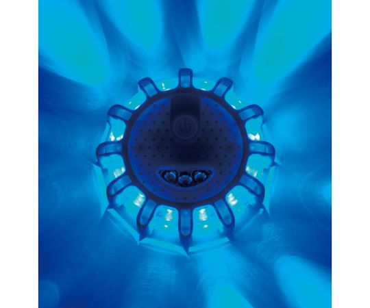 63-2349-12 電池式LED警告灯 青色 TLWL-B 【AXEL】 アズワン