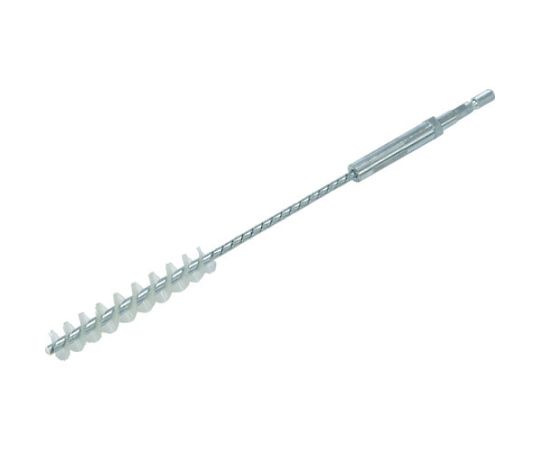 六角軸スパイラルホールブラシ　66ナイロン　14.5mm　下穴径