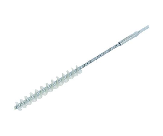六角軸スパイラルホールブラシ　66ナイロン　20mm　下穴径