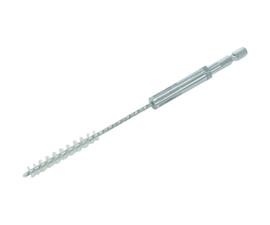 六角軸スパイラルホールブラシ　66ナイロン　8.5mm　下穴径
