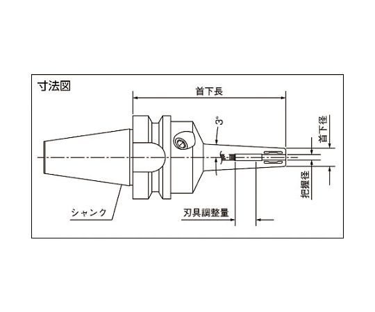 マパール ハイ・トルク・チャックＨＴＣ ＢＴ４０ 二面拘束