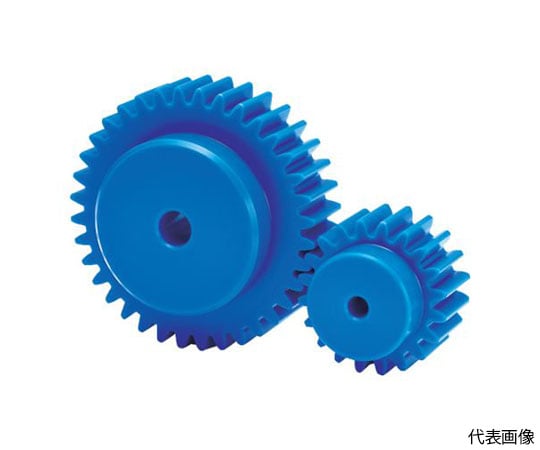 フードコンタクト 青POM ギヤシリーズ 形状B1 モジュール2.5 歯数15