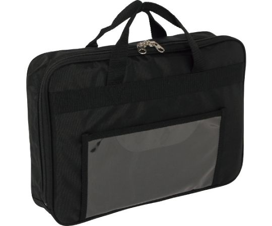 ダッフル重要書類搬送バッグ（7CM）　ダブルファスナー