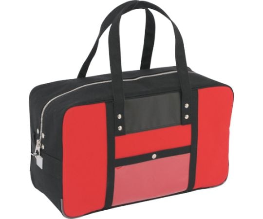 帆布メール用ボストン（L）馬蹄錠金具付　赤