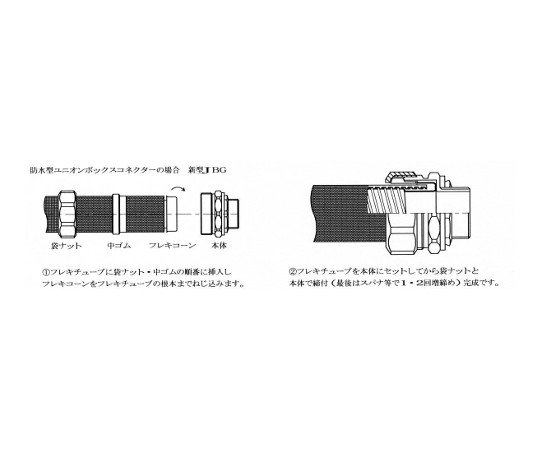 大阪コネクター製造 ジョイントフレックス 10m MJF-70 (63-2449-92)-