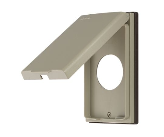 防滴プレート1個用コンセント