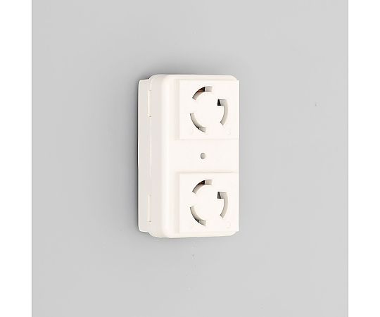 引掛複式機器用アウトレット白