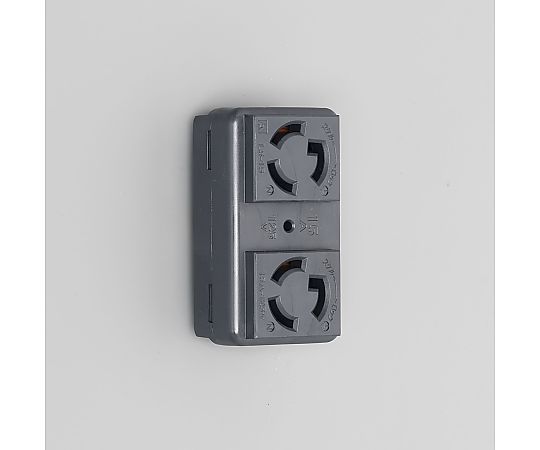 引掛複式機器用アウトレット黒