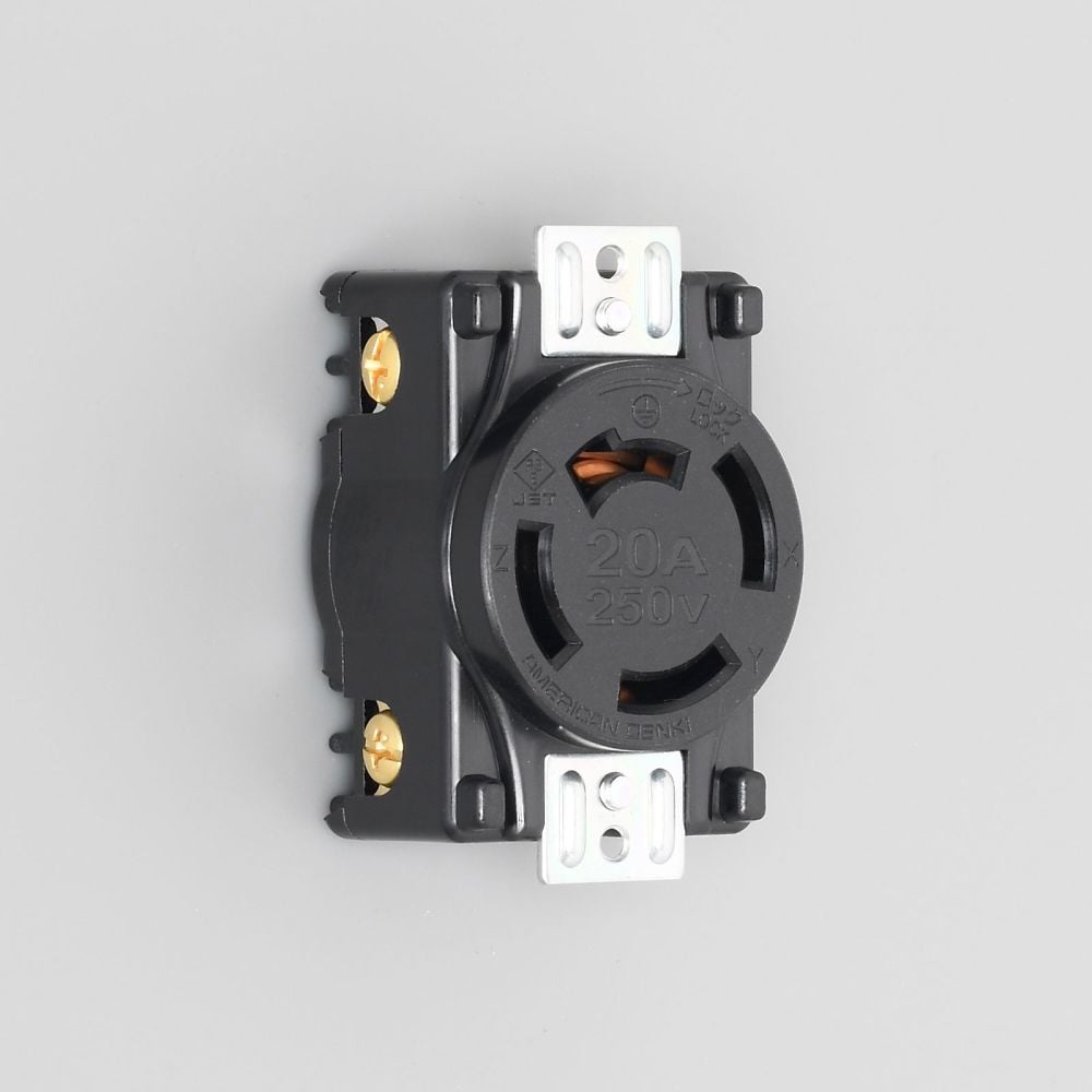 引掛形　パネル用コンセント