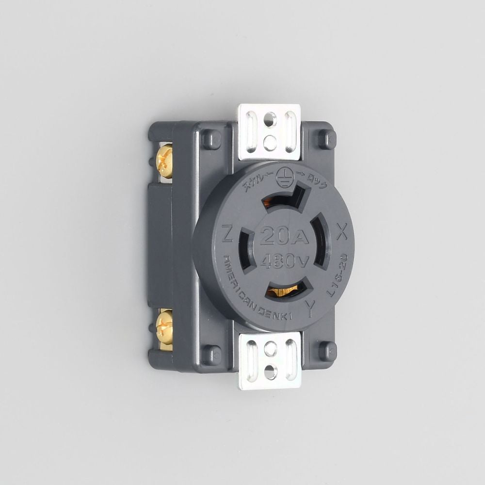 引掛形　パネル用コンセント