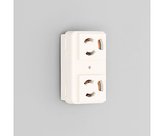 抜止複式機器用アウトレット白