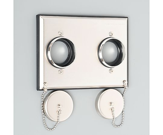 防水形プレート2個用丸蓋ナシ